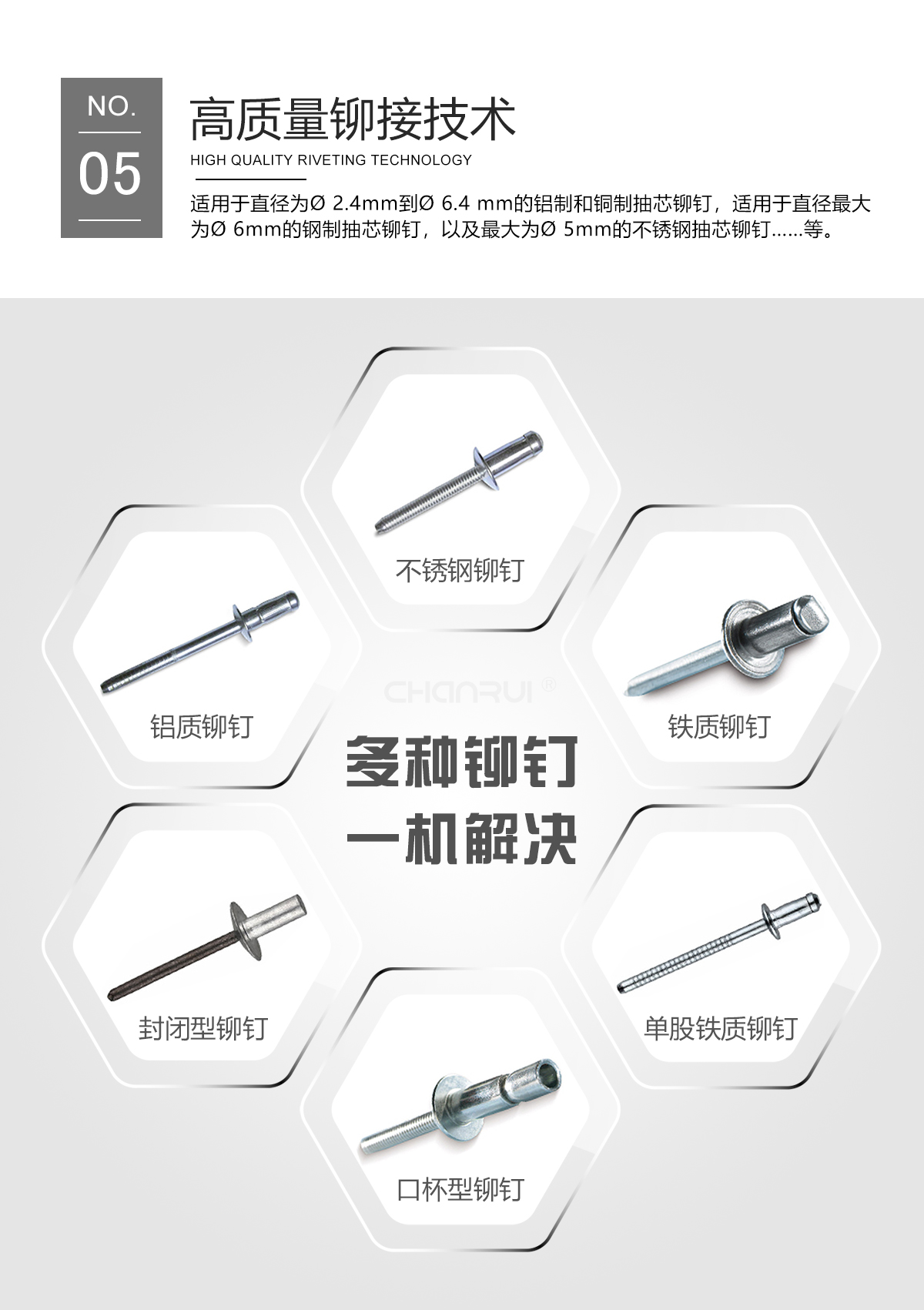 automatic riveting machine, works with stainless-steel, aluminum, steel, sealed, single-grip and cup-type blind rivets automatic riveting machine, works with stainless-steel, aluminum, steel, sealed, single-grip and cup-type blind rivets